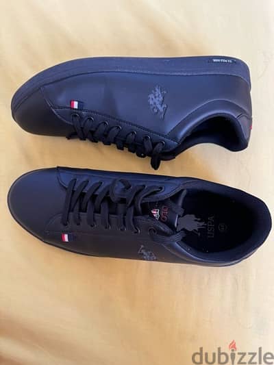 جزمه US POLO سوداء -  size 44 اوريجينال