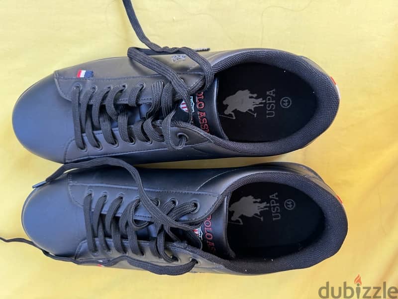 جزمه US POLO سوداء -  size 44 اوريجينال 1