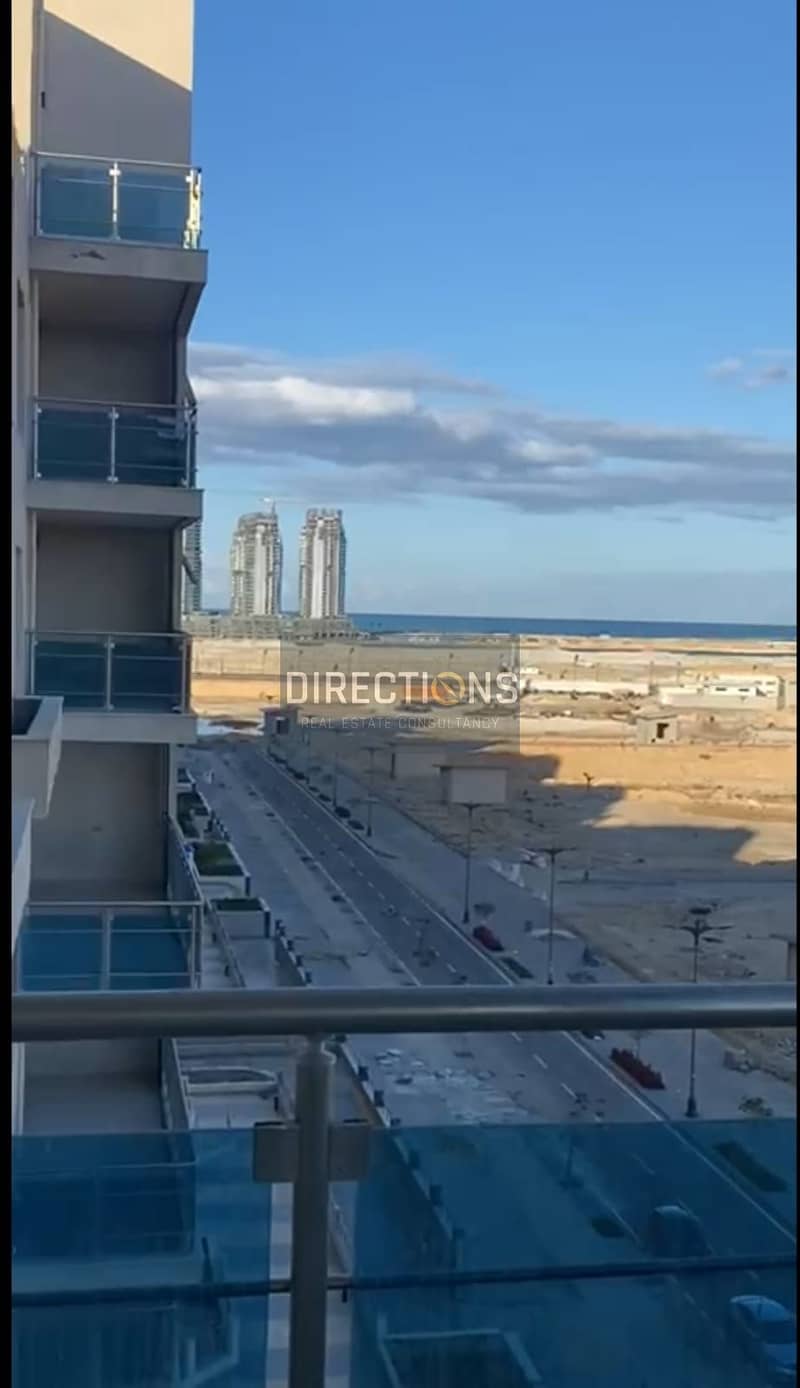 Ready-to-furnish apartment for sale in front of the new El Alamein Towers at an attractive price in | MAZARINE | from CITY EDGE 6