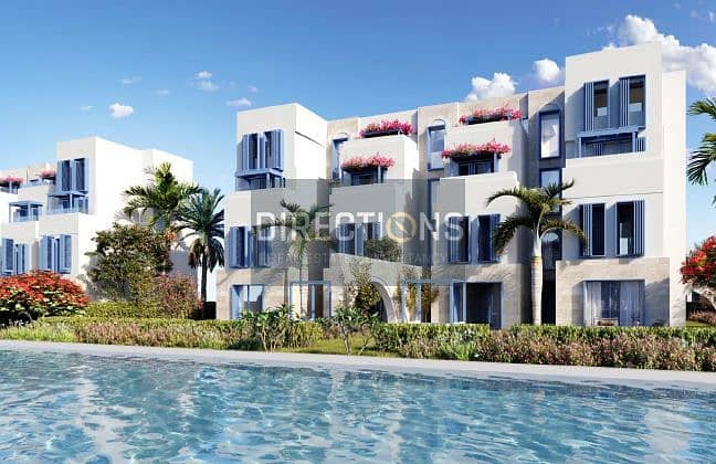 فيلا ( Floating TownHouse ) متشطبة بالكامل للبيع بخليج راس الحكمة بقرية نايا باى | Naia Bay | الساحل شمالى 5