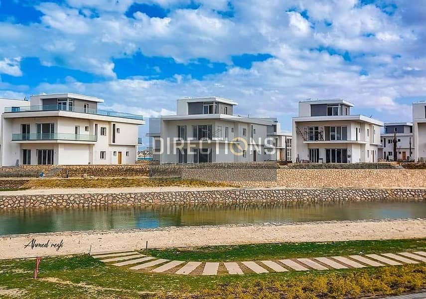 Your summer in Mazarine New Alamein - North Coast on the most beautiful view, 5 bedroom townhouse with 10% down payment and installments over 7 years 8