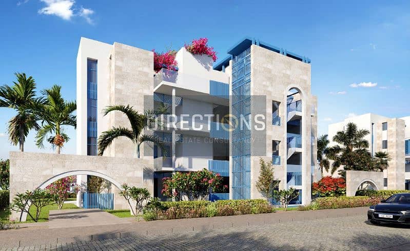 Apartment + Garden for Sale in North Coast - Naia Bay Ras El Hekma, fully finished Pool View with installments over 7 years 1