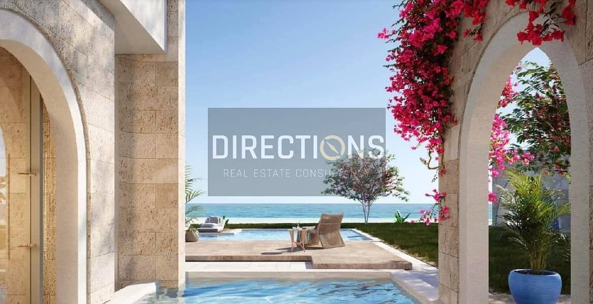 One room for sale, fully finished, delivery soon in Naia Bay Ras El Hekma - North Coast 15% Pay and Installments Over 7 Years 7