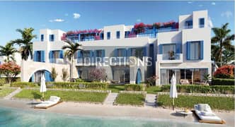 Townhouse Villa for sale finished in Naia Bay North Coast in Ras El Hekma Bay with Private Beach for Villa with 10% Down Payment