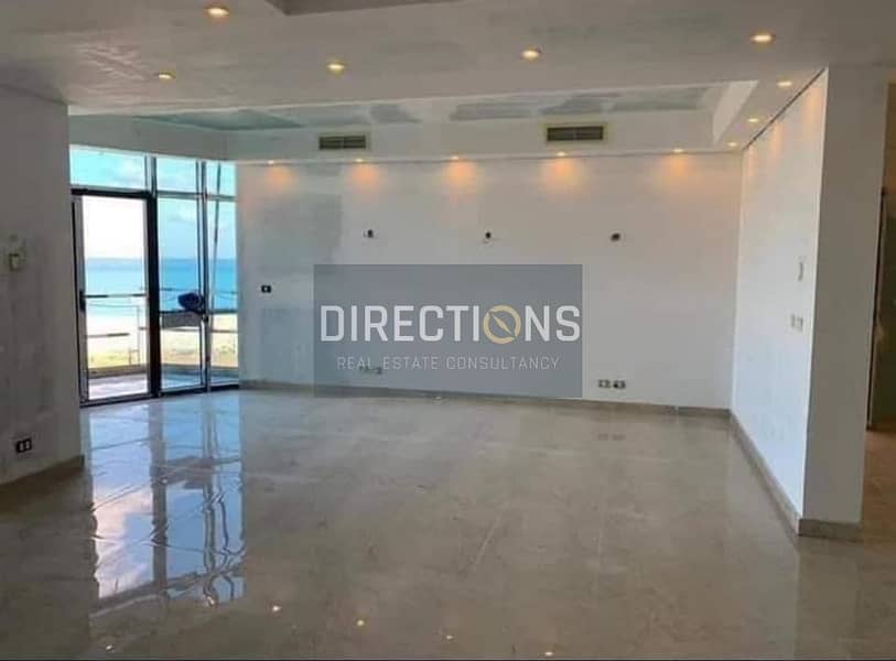 In the view of El Alamein Towers a fully finished chalet for ready to move in Mazarine New Alamein with a distinctive view of the lagoon 2