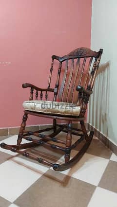 A high quality wooden rocking chair