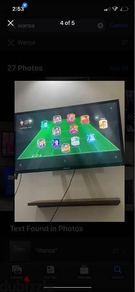 tv Wansa 50 inch شاشا 2