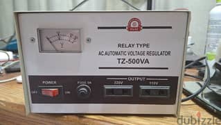 ac automatic voltage regulator 500va منظم جهد كهربي