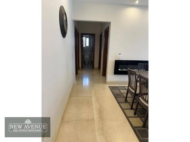 Ready to move Apt for sale in Patio 7 New Cairo - Fully finished with ACS, Semi-furnished with kitchen appliances. 3