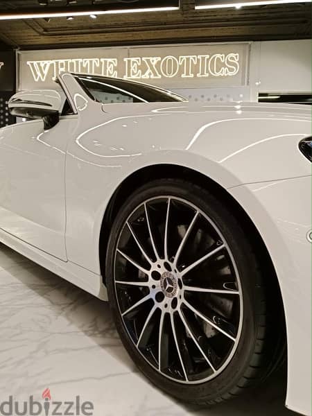 Mercedes E300 2023 convertible مرسيدس 4