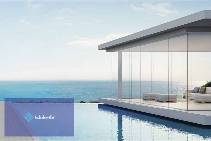 With a down payment of 91,000 EGP and an installment of 13,400 EGP, own a chalet on the coast with the most powerful developer in the Middle East 1