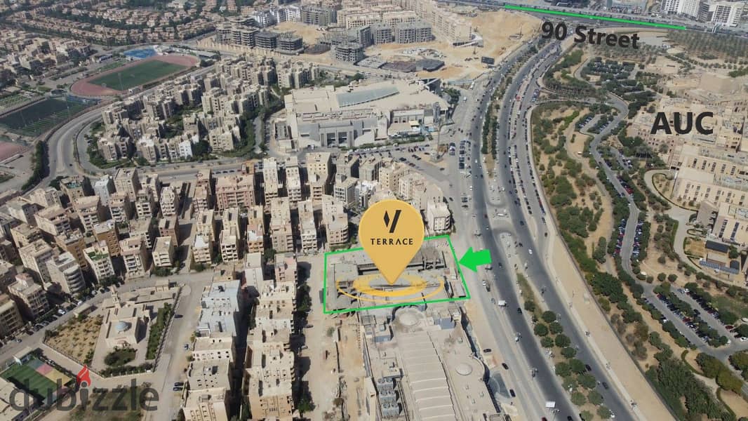 For sale, the last unit of 106 sqm, administrative/medical, directly on the facade, in the strongest mall in the settlement, directly in front of the 3