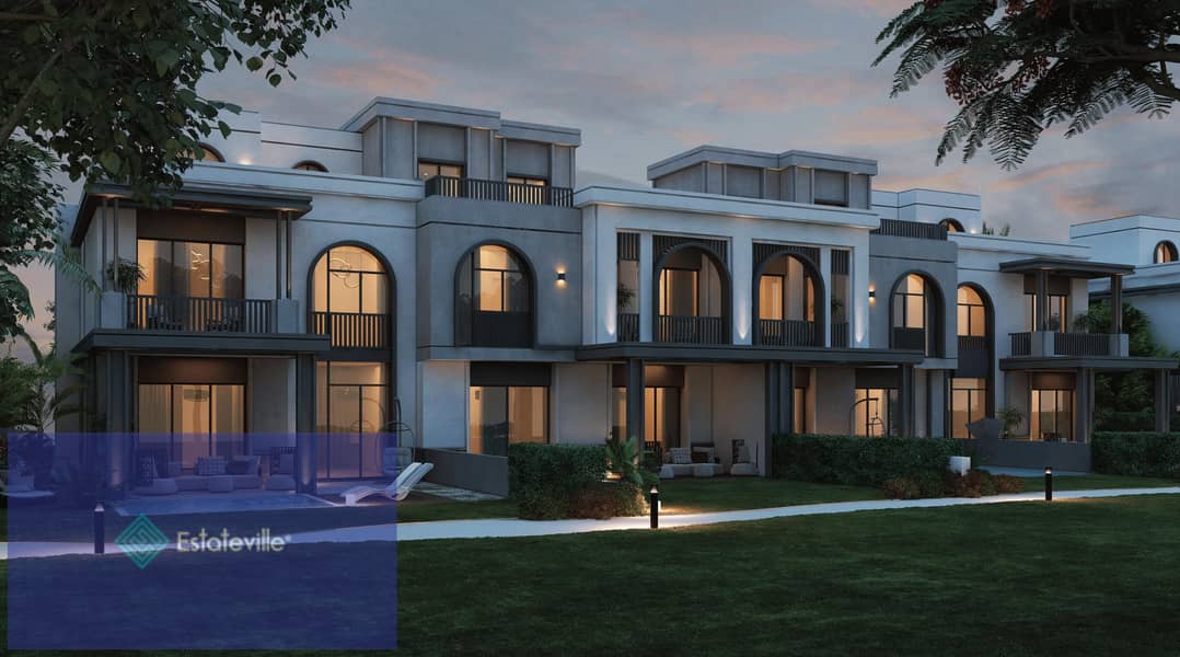 With a down payment of 596 thousand and payment over 8 years, own a villa at the price of an apartment of 165 square meters net at the lowest price in 2