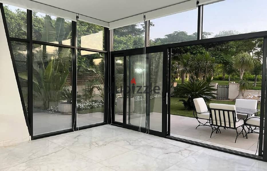 A Luxury Stand Alone villa with Elevator For Rent In Lake View - New Cairo 9