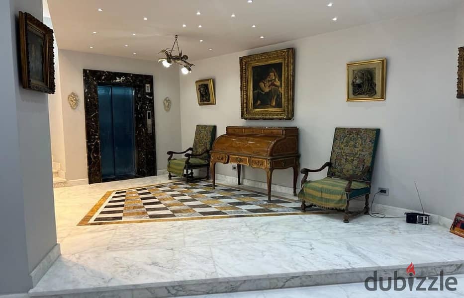 A Luxury Stand Alone villa with Elevator For Rent In Lake View - New Cairo 18