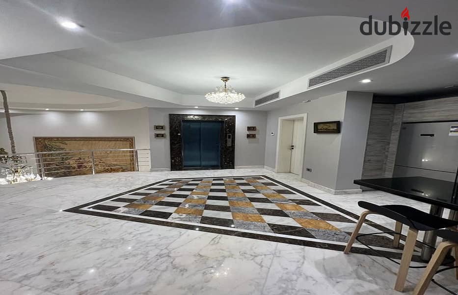 A Luxury Stand Alone villa with Elevator For Rent In Lake View - New Cairo 20