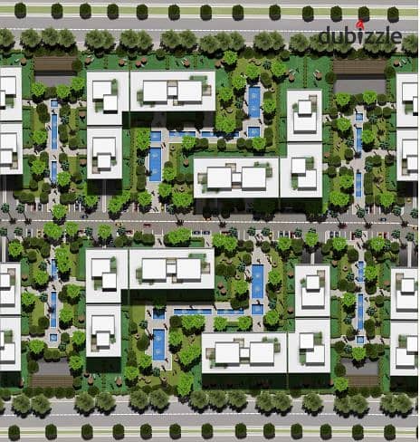 An opportunity to own an apartment without a down payment for the longest payment period in Patio Sola Compound in Shorouk - La Vista 4