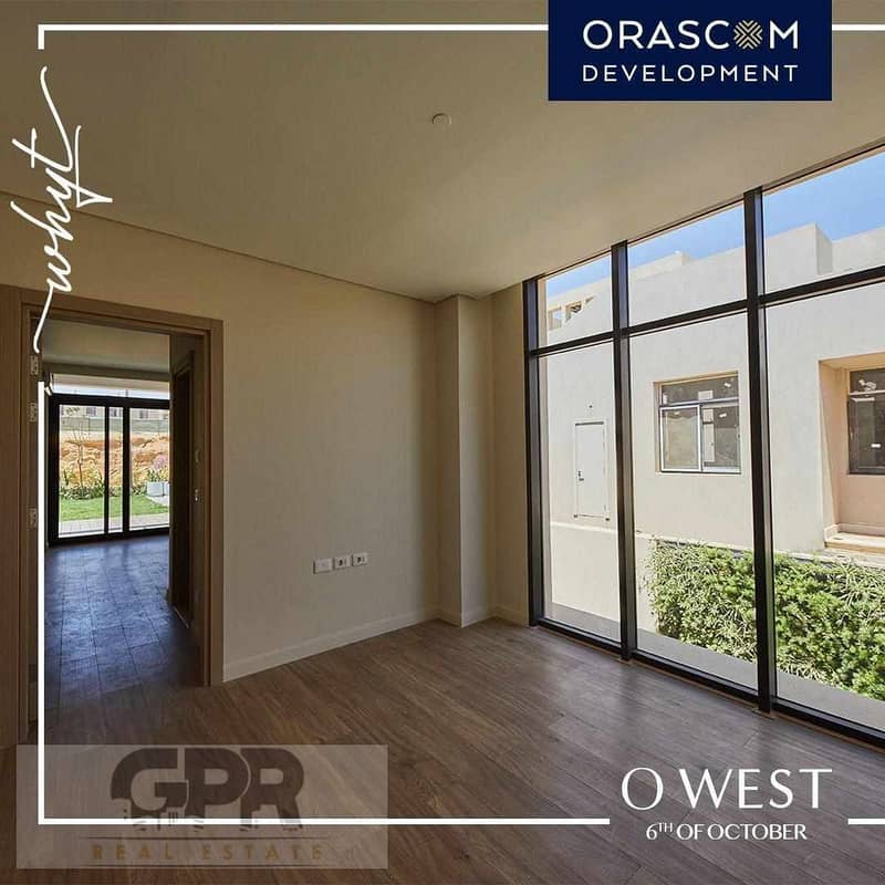 Apartment for sale 160m fully finished at o west by orascom 1