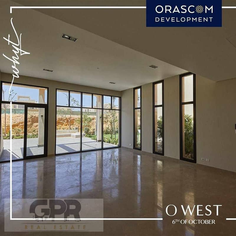 Apartment for sale 160m fully finished at o west by orascom 4