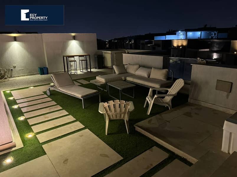 Move now to your penthouse with private pool on the roof Fully Finished with ACs Best price Landscape view 12