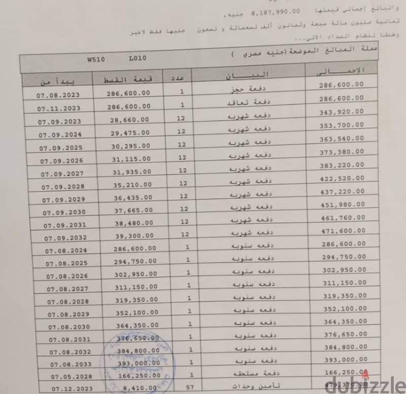 من المالك مباشرة شقة للبيع فى مدينتى B14 1