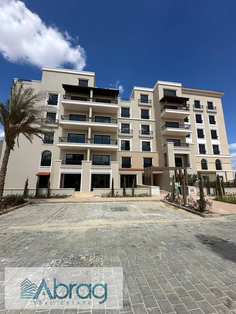 For sale apartment with finishing, installments, Village west Sheikh Zayed 1