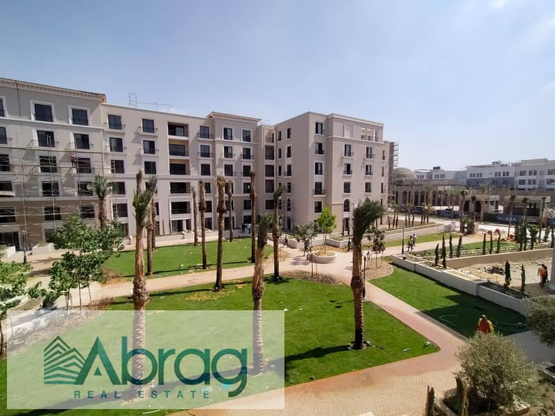 For sale apartment with finishing, installments, Village west Sheikh Zayed 6