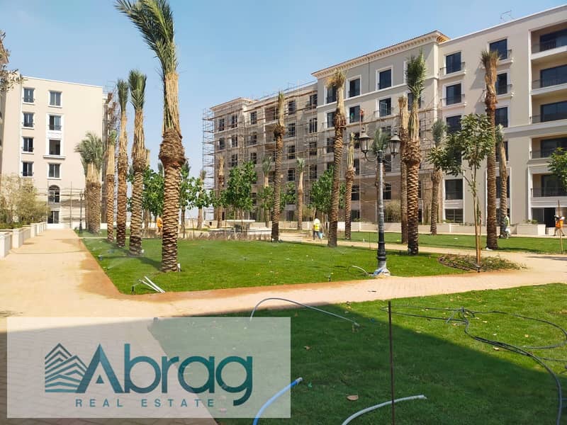 For sale apartment with finishing, installments, Village west Sheikh Zayed 9