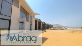 For sale, 95 sqm chalet with finished terrace, without down payment, 8 years, Majada El Galala village, Ain Sokhna