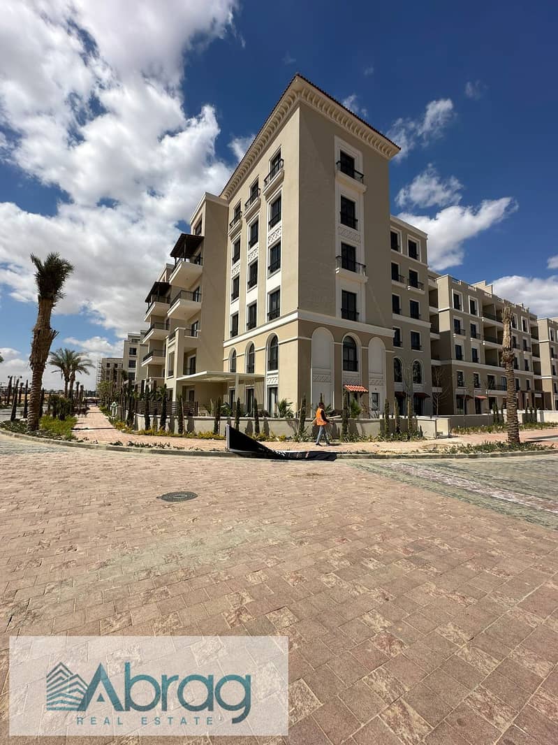 #3 Apartment for sale, 164 sqm, Village West DORRA, finished, with air conditioners, Zayed, 4-year installment, 8