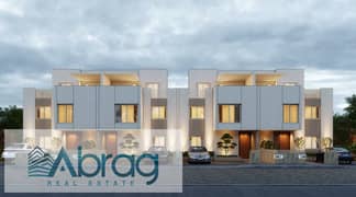 Opportunity, 10% down payment, townhouse for sale, installments view on Dahshour Road, Zayed, WEST END 0