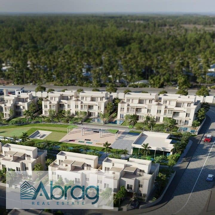 #11 بسعر مميز تاون هاوس كورنر للبيع مقدم 10% فيو على وصله دهشور تقسيط زايد WEST END 11