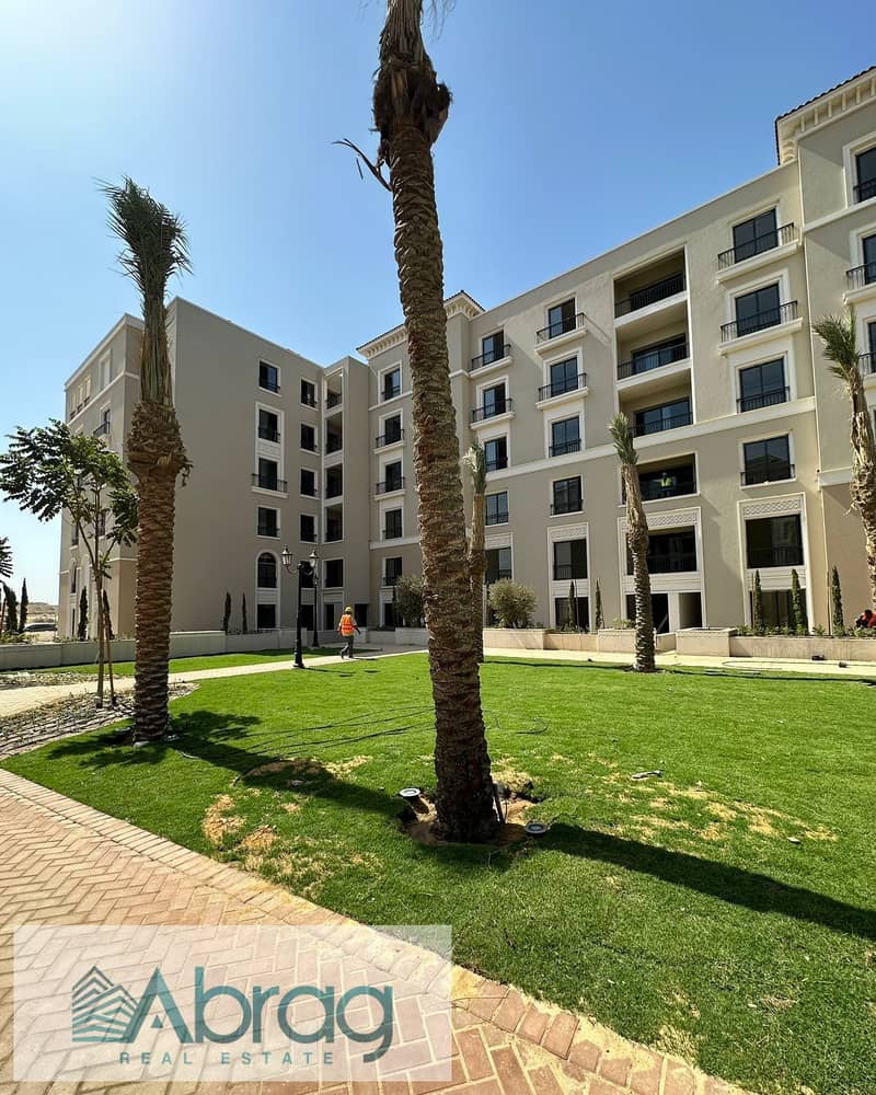 Opportunity with finishing and air conditioning, apartment for sale, 10% down payment, installments, near Hyper One Zayed, VILLAGE WEST 9