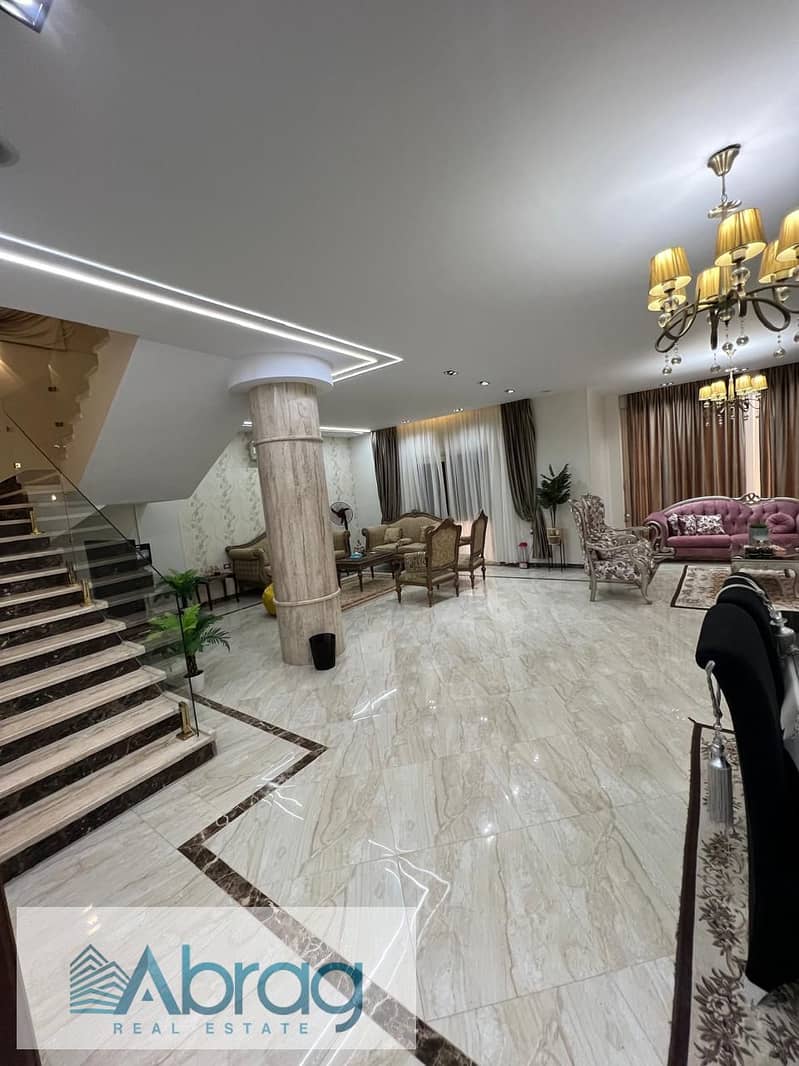 Villa for sale With finishing  Immediate receipt October 6  Sheikh Zayed 14