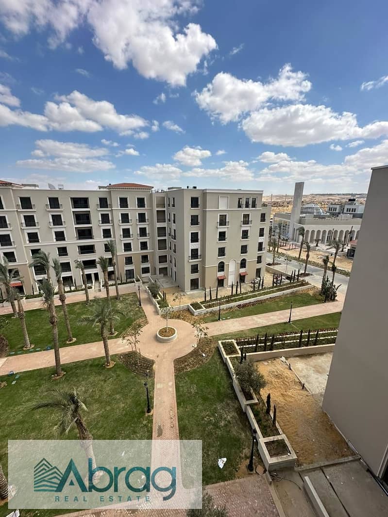 Studio with garden for sale in installments in Village West Compound, Sheikh Zayed, at an excellent price, with finishing and air conditioning 7