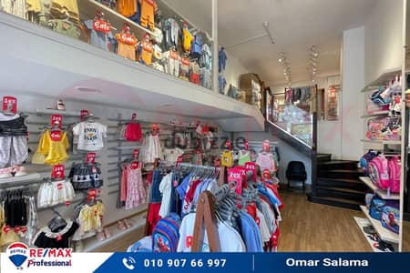 Shop for rent, 95 m Roshdy (Al-Maaskar Al-Romany St. )