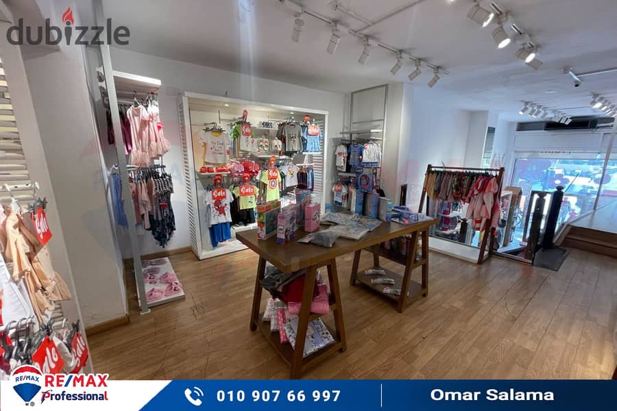 Shop for rent, 95 m Roshdy (Al-Maaskar Al-Romany St. ) 3