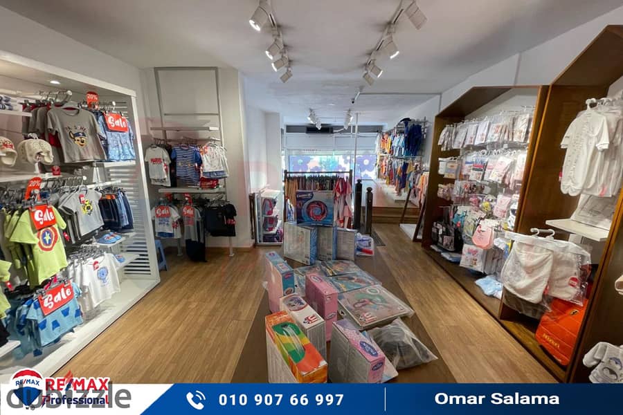 Shop for rent, 95 m Roshdy (Al-Maaskar Al-Romany St. ) 5