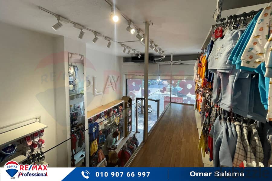 Shop for rent, 95 m Roshdy (Al-Maaskar Al-Romany St. ) 6