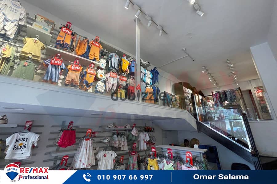 Shop for rent, 95 m Roshdy (Al-Maaskar Al-Romany St. ) 7