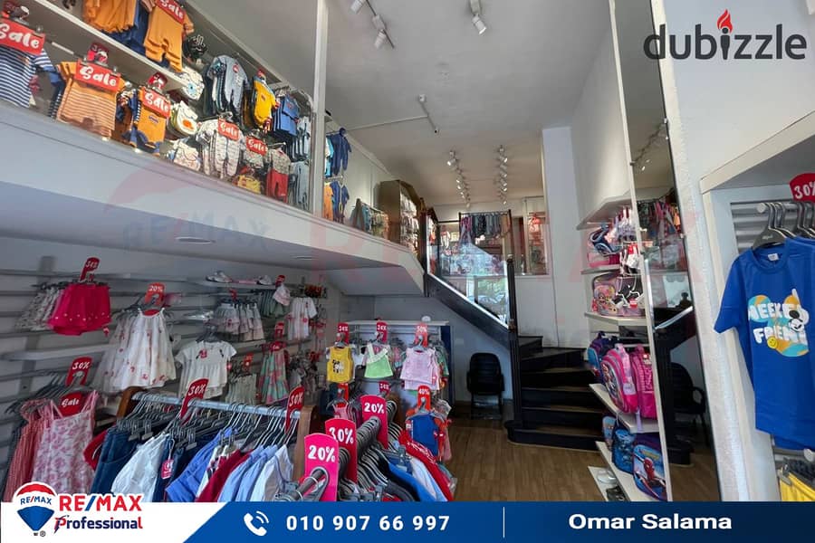 Shop for rent, 95 m Roshdy (Al-Maaskar Al-Romany St. ) 8