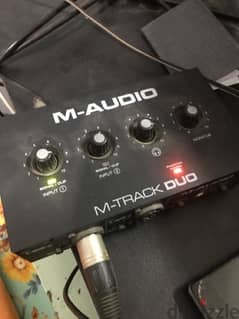 M track audio duo + bm800 mic + XLR Cable 0