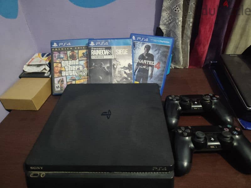 PS4 slim 500 gb 0