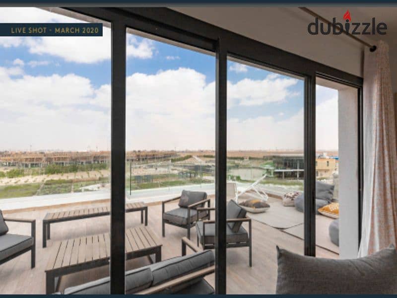 Apartment for sale without down payment in Al Burouj Compound Fully finished, Super Lux Prime location with view on the landscape 24