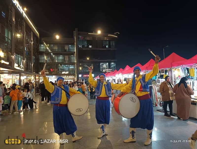 A 50-square-meter shop for immediate delivery, directly facing Town Center Mall, the most densely populated mall in El Shorouk 5