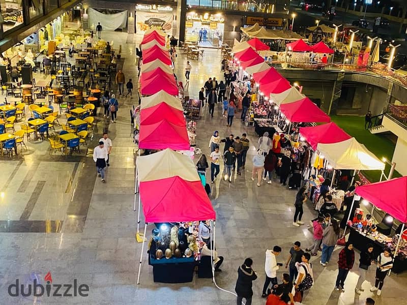 A 50-square-meter shop for immediate delivery, directly facing Town Center Mall, the most densely populated mall in El Shorouk 19