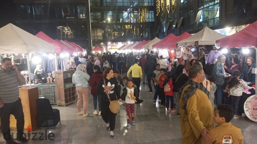 A 50-square-meter shop for immediate delivery, directly facing Town Center Mall, the most densely populated mall in El Shorouk 22