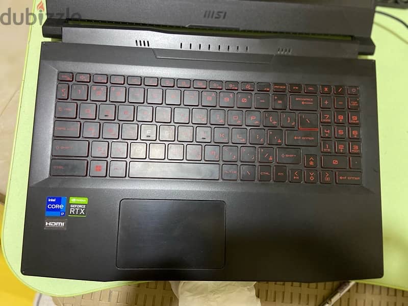 Laptop gamming Msi gf66 core i7 12th RTX 3050Ti 0