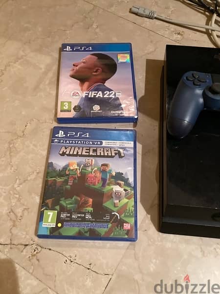 PlayStation PS4 with games 8500 EGP 1