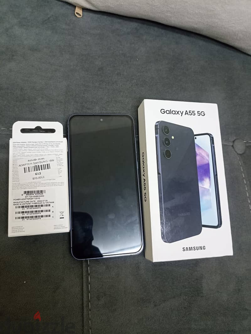 A55 samsung 256 جديد استخدام 4 تيام فقط 0